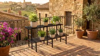 Verde Verticale: Scaffali per Terrazzo