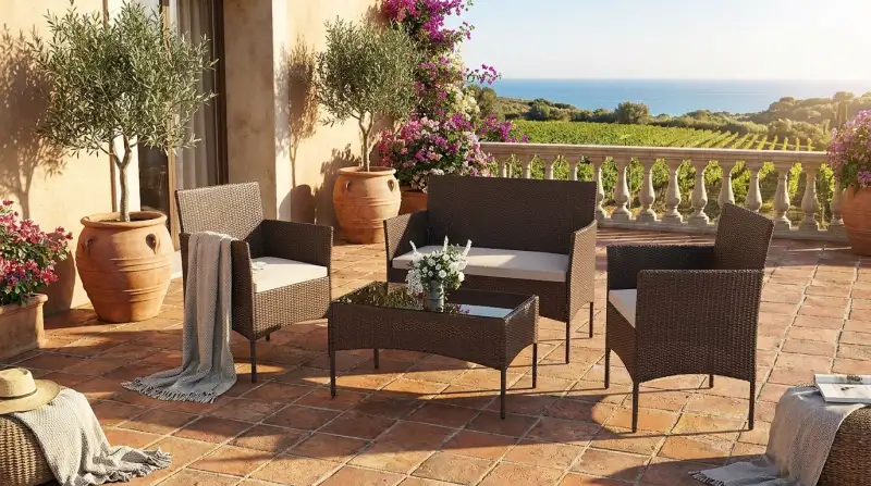 Eleganza e Comfort: Scegliere il Set in Rattan Ideale