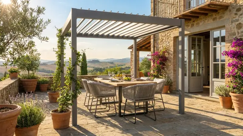 Pergola Bioclimatica: L'Evoluzione Esterna