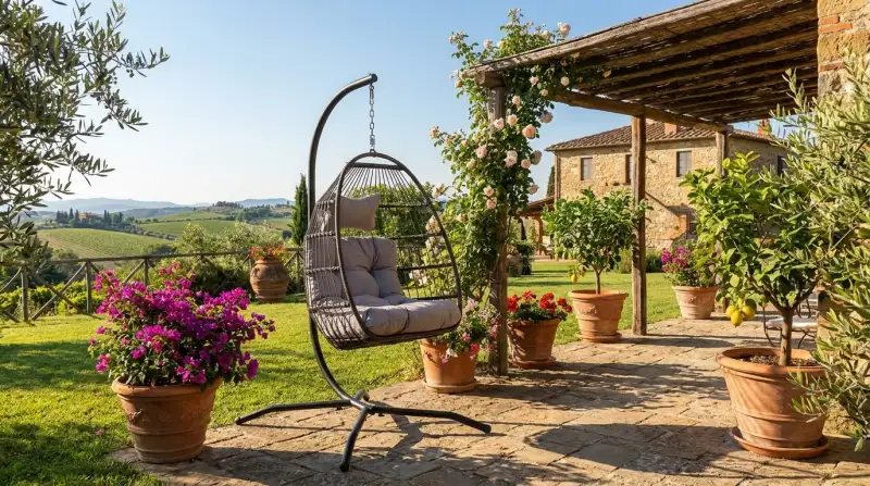 Poltrona Sospesa: Oasi di Relax Esterno